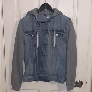 H&M hooded denim jacket